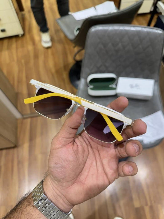 Rayb an Ferrari Yellow 8329 Ultimate Luxury Shade With OGPackaging
