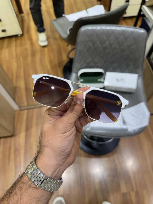 Rayb an Ferrari Yellow 8329 Ultimate Luxury Shade With OGPackaging