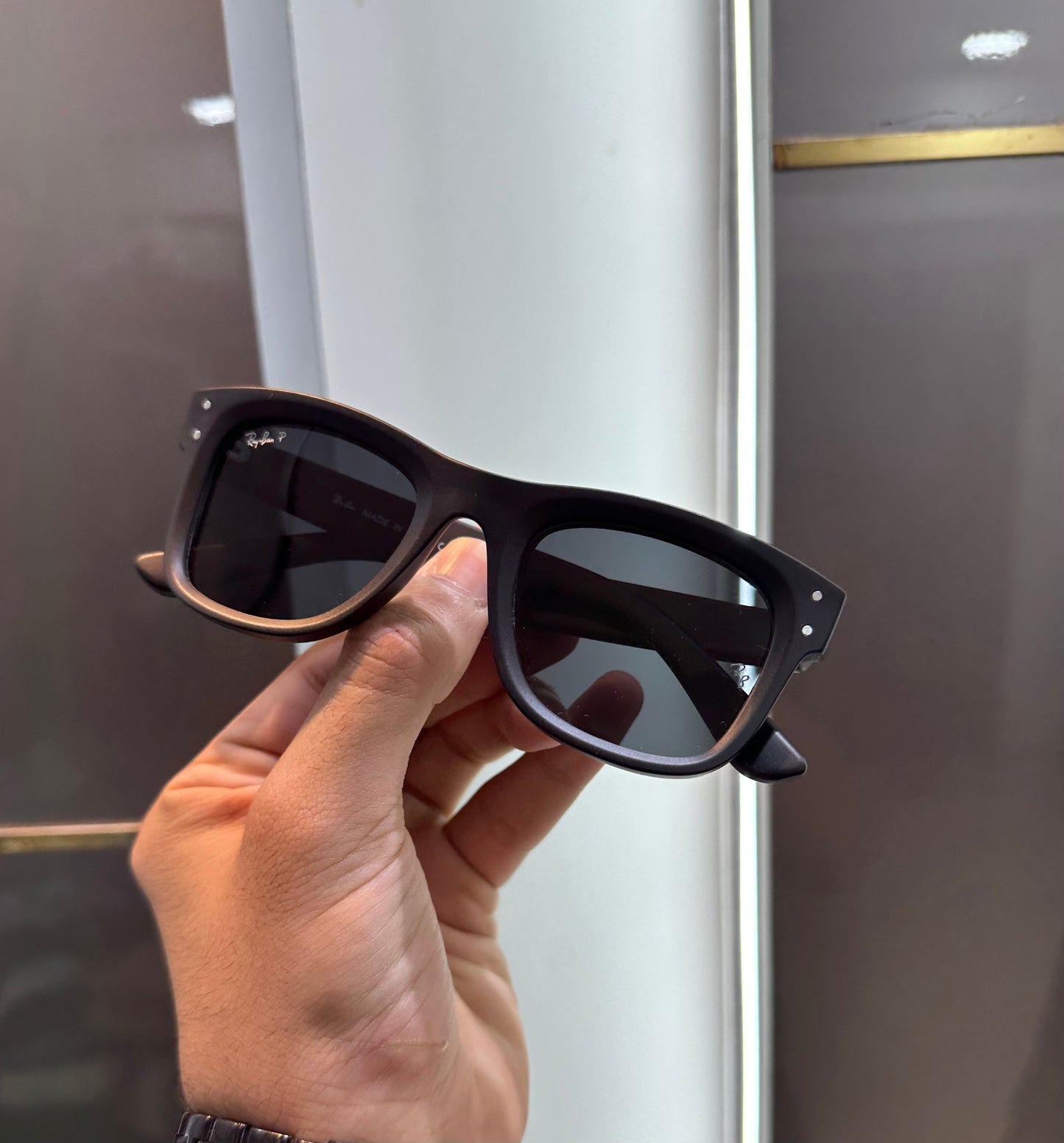 RB502 Matt Black Ultimate Luxury Shade With Origi nal Packaging