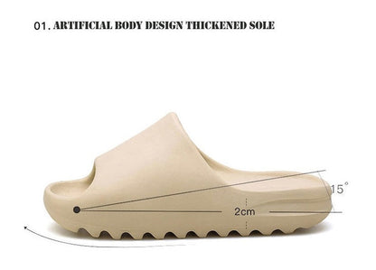 CUBICS Yezy Foam Slides - Sand